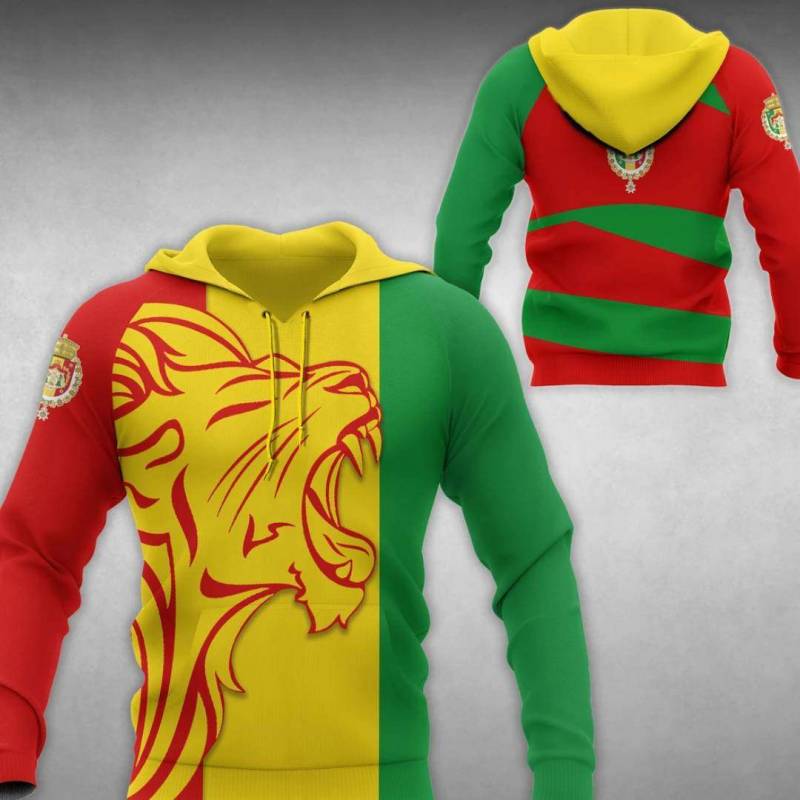 The Ethiopia Lion All Over Print Hoodies