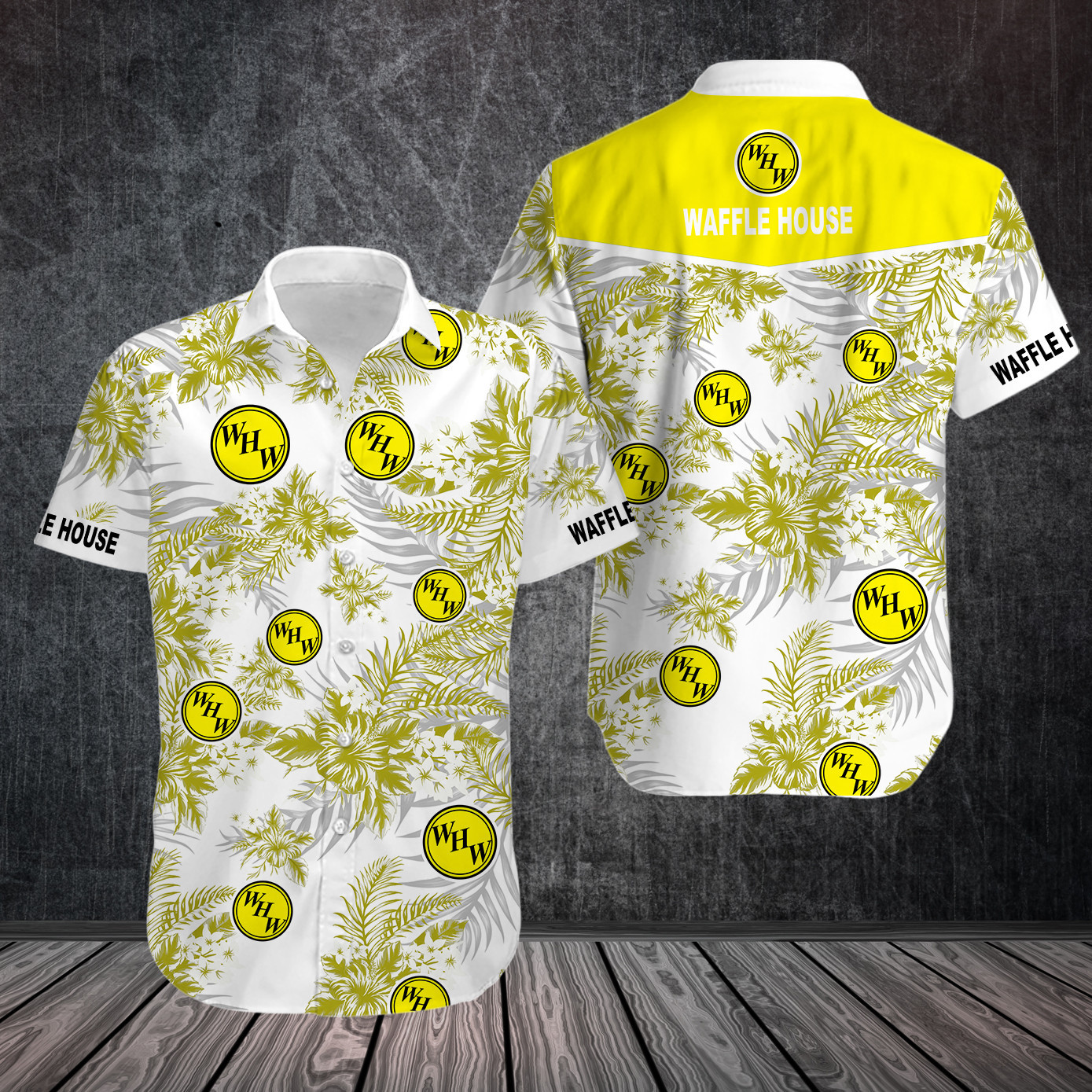 Waffle House Uniform Hawaii Shirt Ha16581