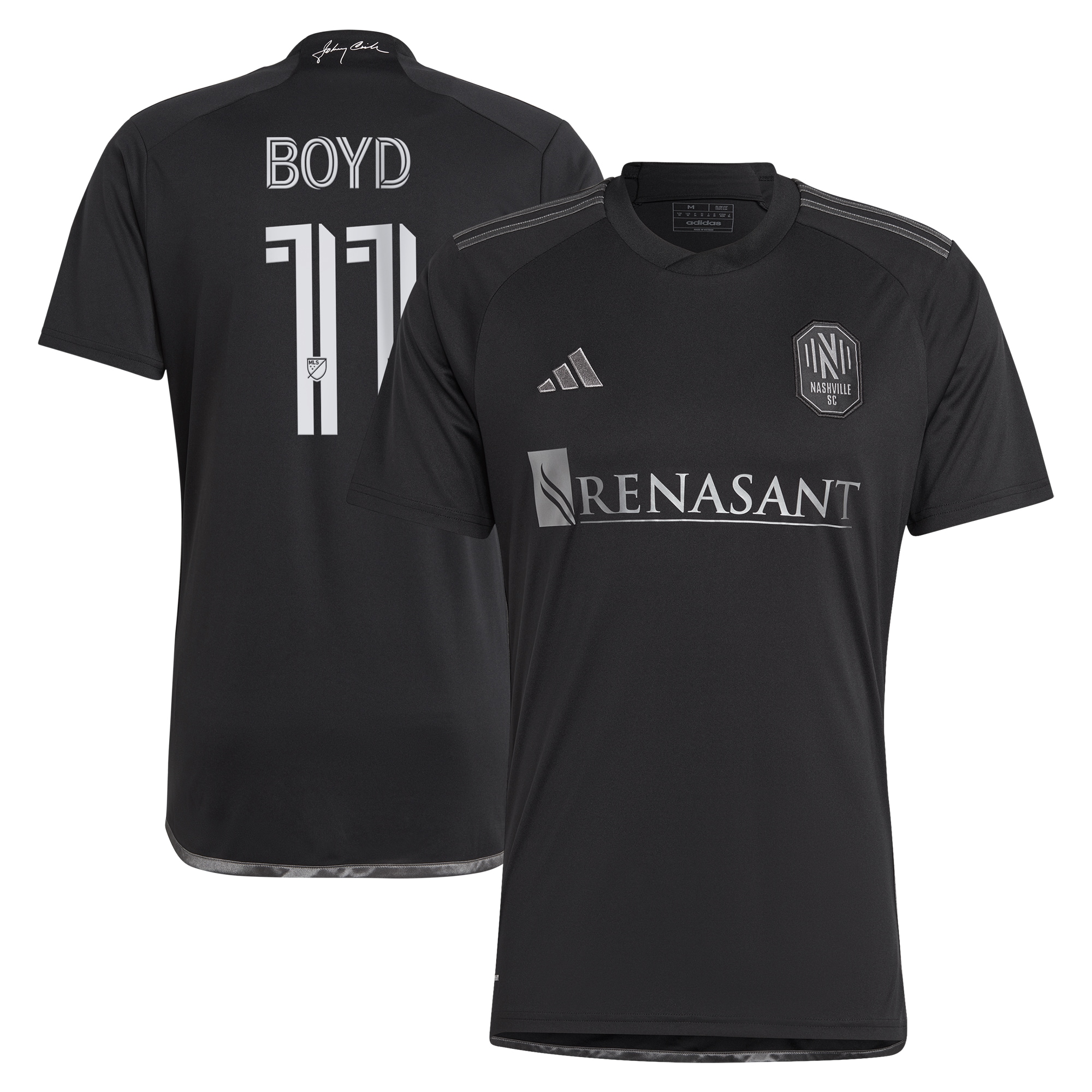 Tyler Boyd Nashville SC 2024 Man In Black Kit Replica Player Jersey – Black