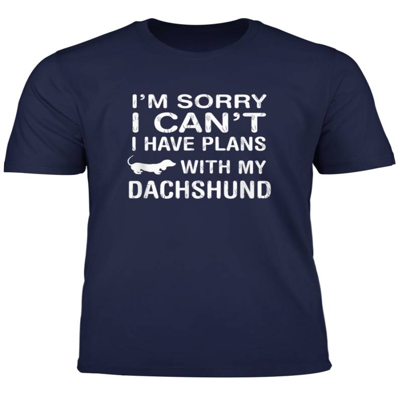 Plans With My Dachshund Funny Dog Lover Puppy Owner Gift T Shirt