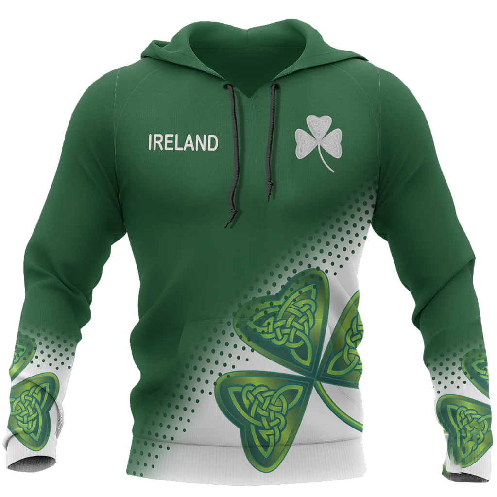 3D Shamrock Irish Ireland All Over Printed Shirt, Gift For Man Women, St Patrick’S Day Shirt