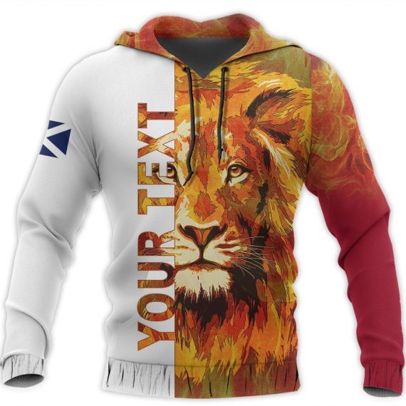 Unisex Hoodie All Over Print Lion Gifts Scotland Personalized Us Unisex Size Hoodie