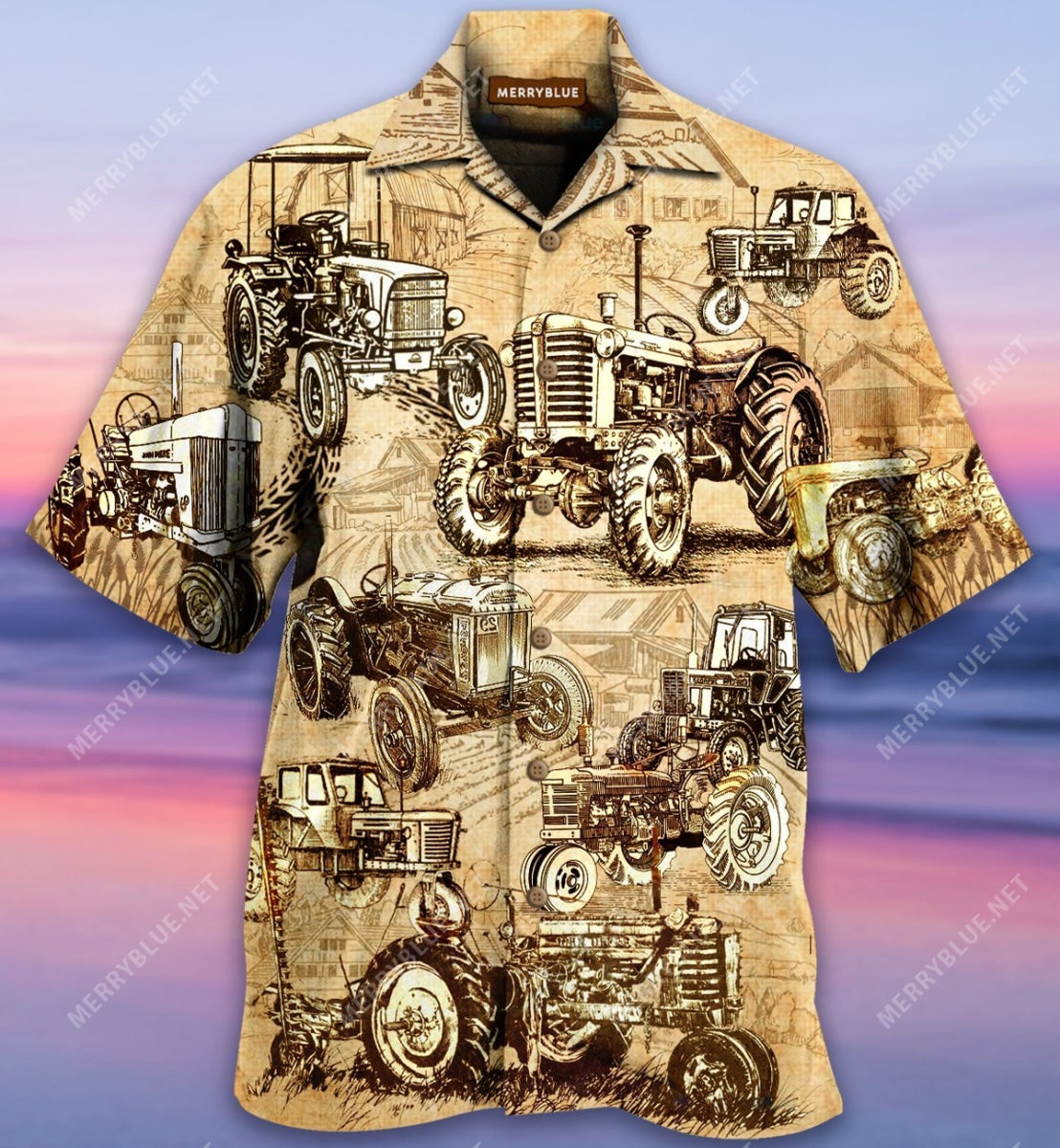 All I Want To Do Is Work On My Farm Unisex Hawaiian Shirt