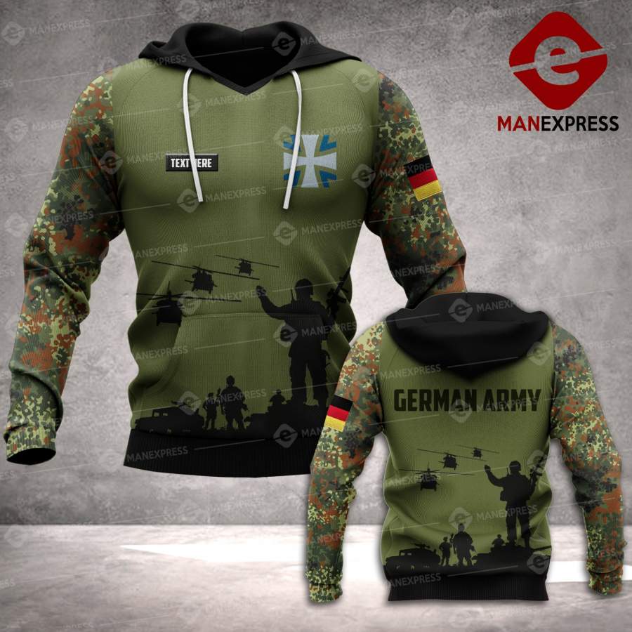 VH CUSTOMIZE  German army 1706 hoodie – 3D ALL OVER PRINT