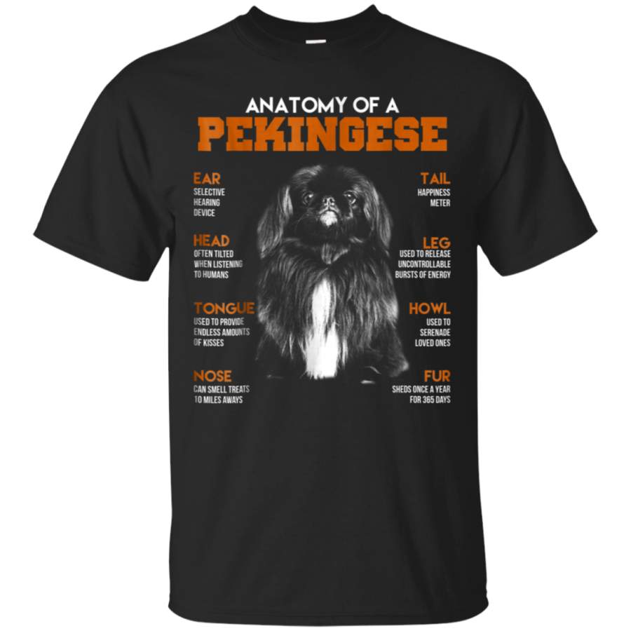 AGR Anatomy Of A Pekingese Dogs T Shirt Funny Gift