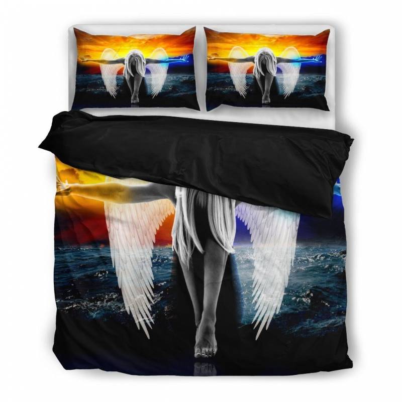 Angel 3D Customize Bedding Set Duvet Cover SetBedroom Set Bedlinen