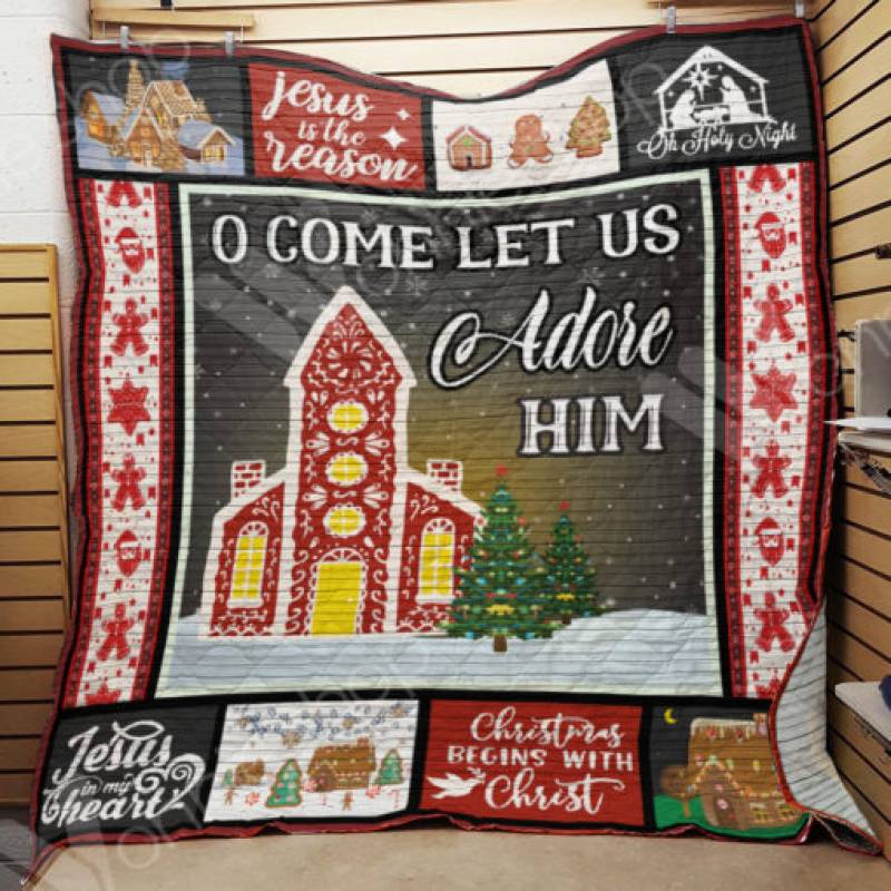 Gingerbread House Christmas Blanket  AU2201 90O43