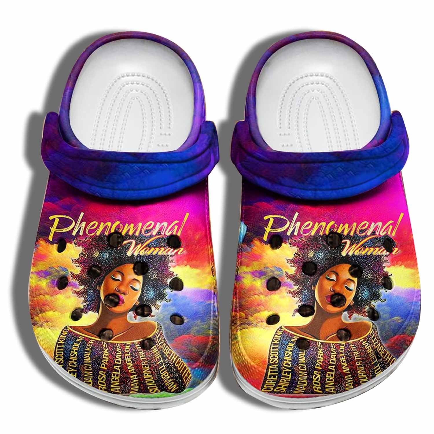 Phenomenal Black Woman Custom Shoes – Beautiful Black Girl Beach Shoes Gifts For Mothers Day