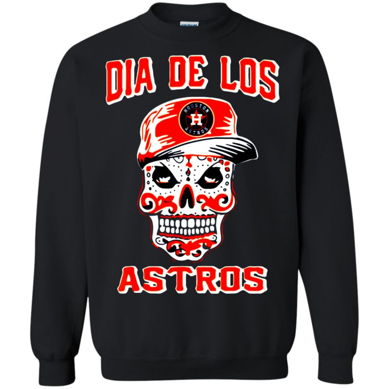 Dia De Los Houston Astros Shirt G180 Gildan Crewneck Pullover Sweatshirt  8 Oz.