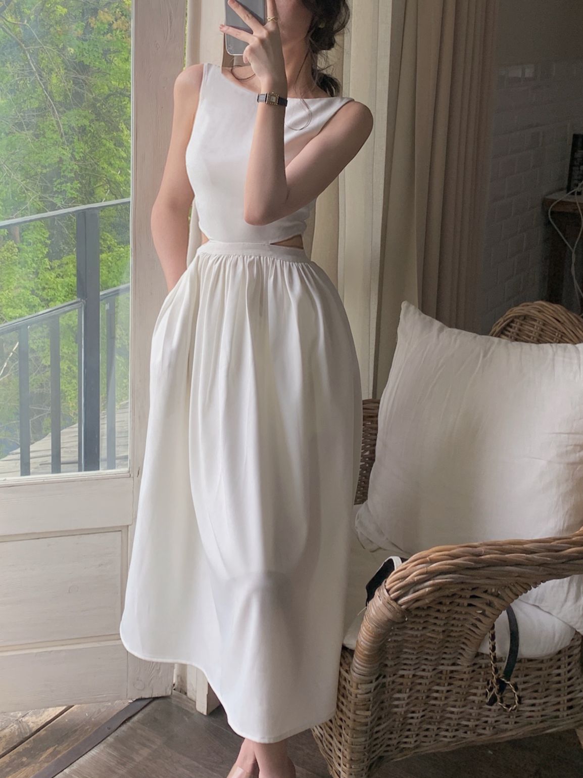 Summer Women Sexy Elegent Party White Midi Dress 2022 Female Fashion Slim Clothes Vestidos Lady Prom Dress alx