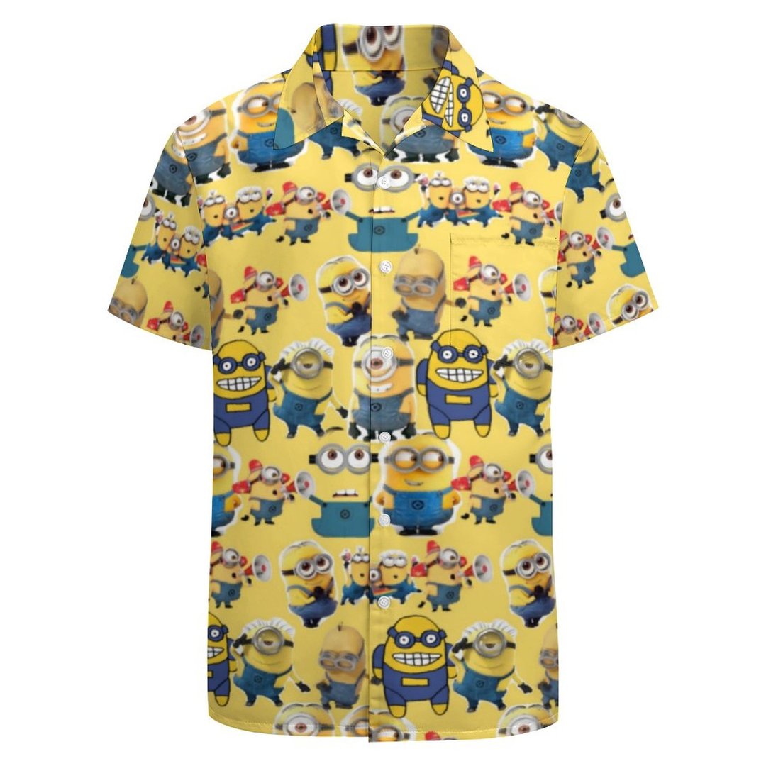 Minions Hawaii Shirt Characters Pattern Yellow Awesome Aloha Ha89720