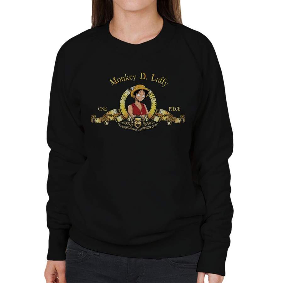 Monkey D Luffy MGM Logo One Piece Women’s Sweatshirt