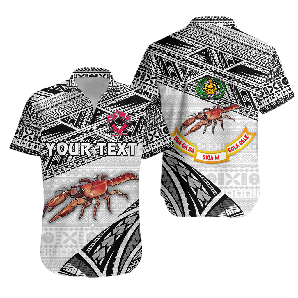 (Custom Personalised) Fiji Rewa Rugby Union Hawaiian Shirt Special Version – White Lt8