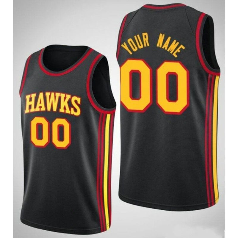 Atlanta Hawks 2020 NBA New Arrival Personalized Name Black Jersey