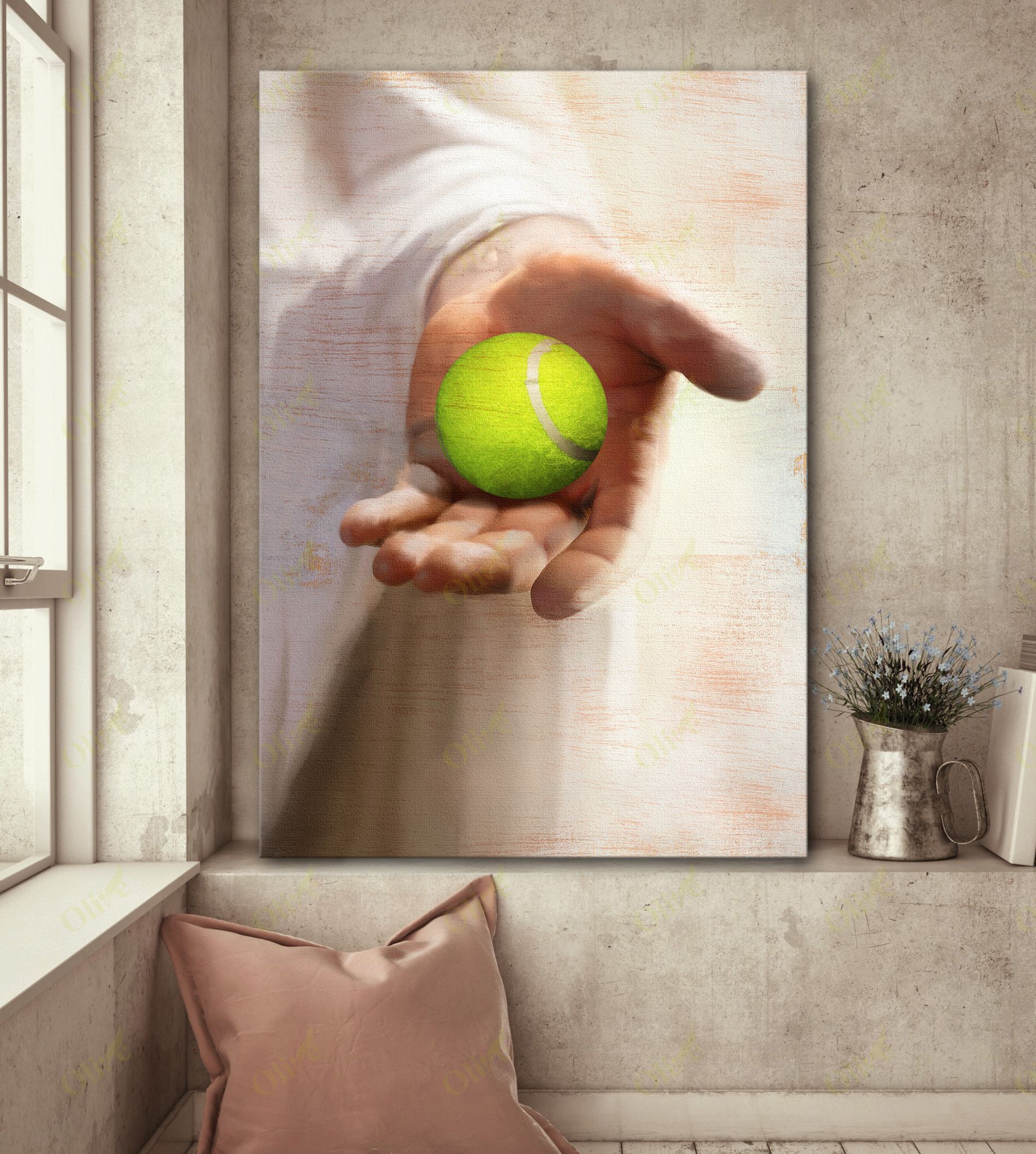 Tennis – Take My Hand Canvas And Poster | Wall Decor Visual Art