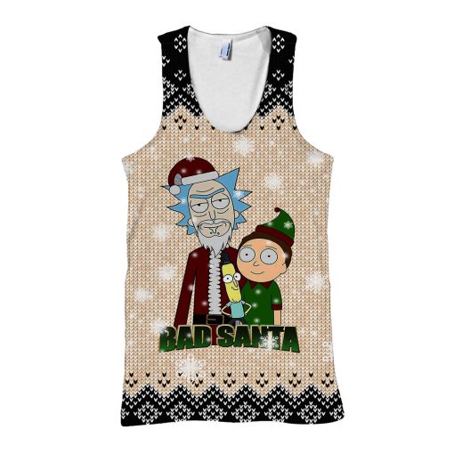 Bad Santa Ugly Christmas All Over Print