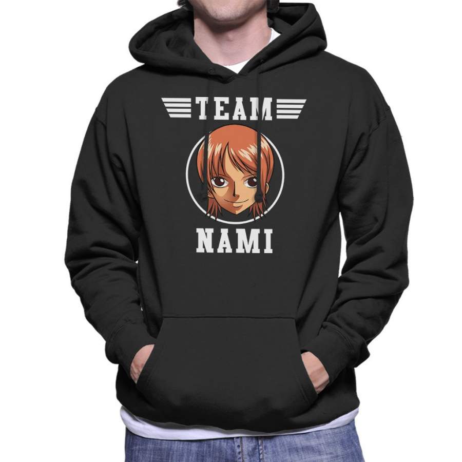 Team Nami One Piece Men’s Hooded Sweatshirt