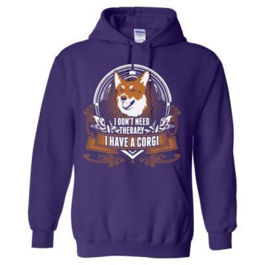 AGR I Hike Donot Need Therapy I Have A Corgi – Heavy Blend™ Hooded Sweatshirt