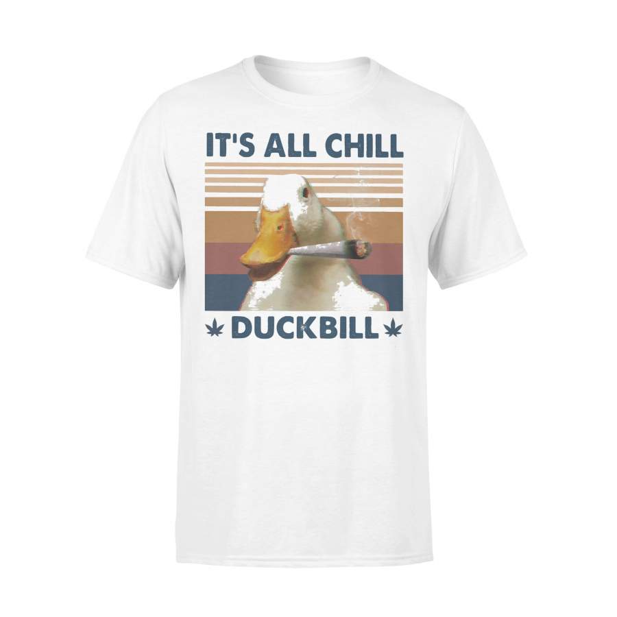 It’s All Chill Duckbill Smoke Weed Vintage Retro T-shirt