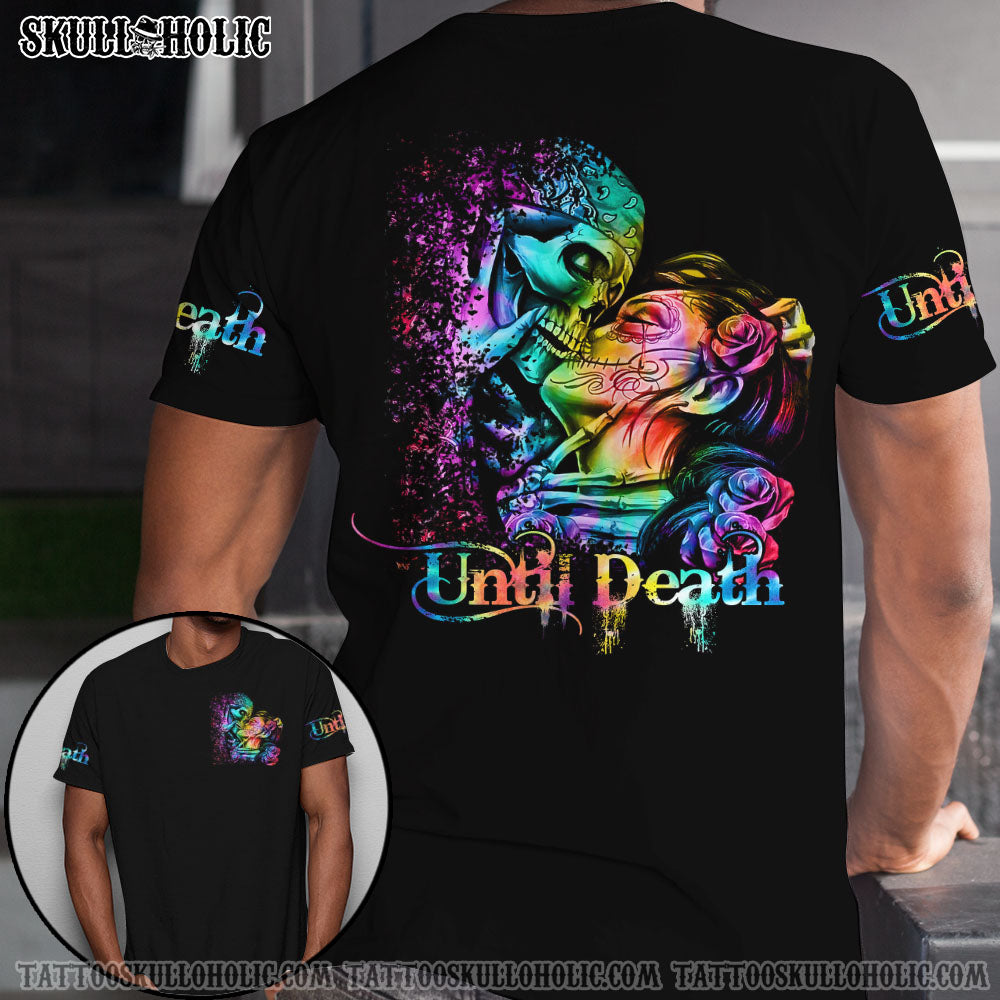 Do Us Part Couple Skull All Over Print – Tlnz1401224Ha