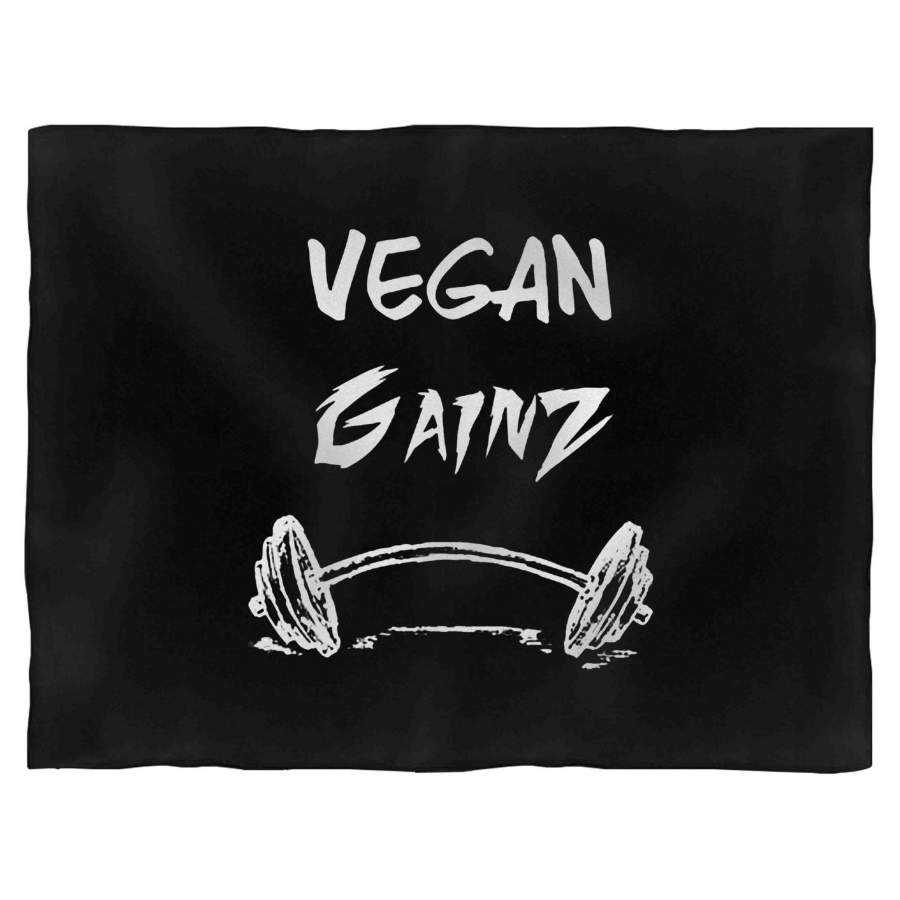 Vegan Veganism Vegan Gains Vegan Vegan Gym Vegan Funny Animal Rights Animal Activist Vegan Blanket