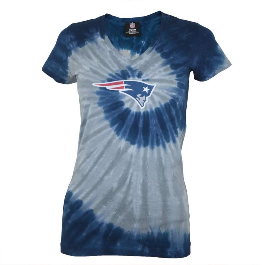 New England Patriots – Logo Juniors Spiral Tie Dye T-Shirt