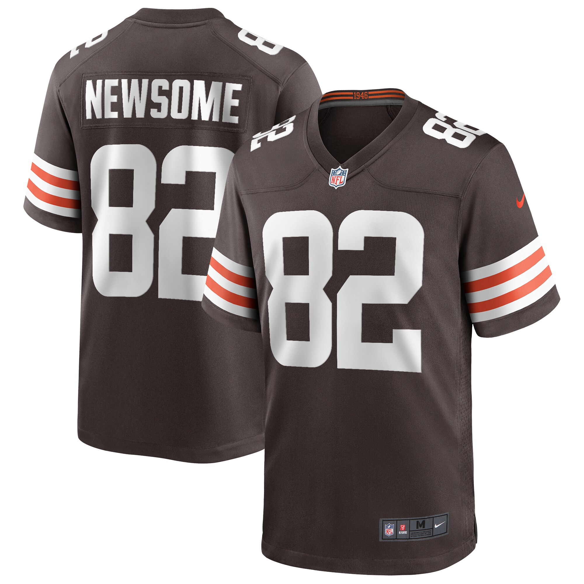 Ozzie Newsome Cleveland Browns Game Retired Player Jersey – Brown