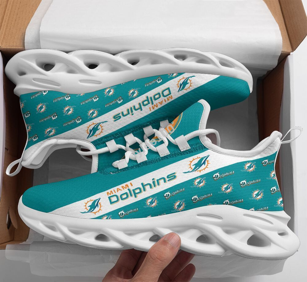 Miami Dolphins Max Soul Sneakers, Sports Shoes, Shoes For Men And Women Wh48