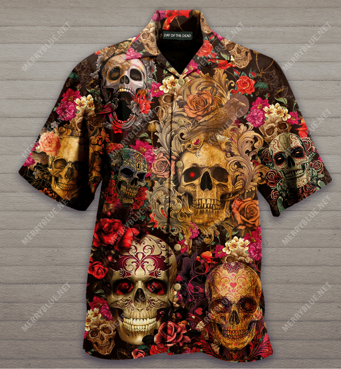 Shop From 1000 Unique Day Of The Dead Unisex Hawaii Shirt Ha86486