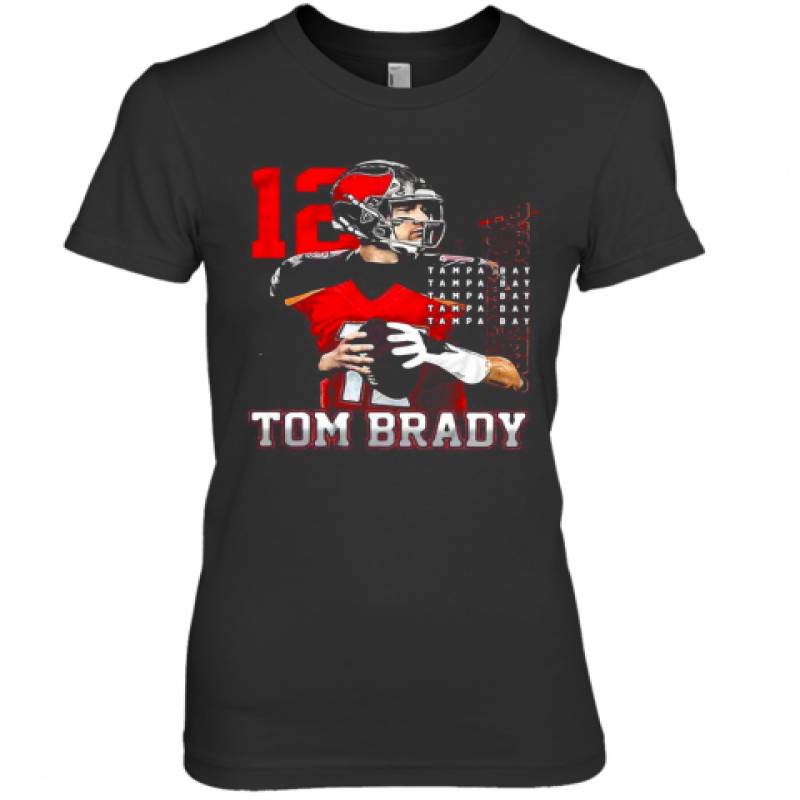 12 Tom Brady Tampa Bay Buccaneers Premium Women's T-Shirt