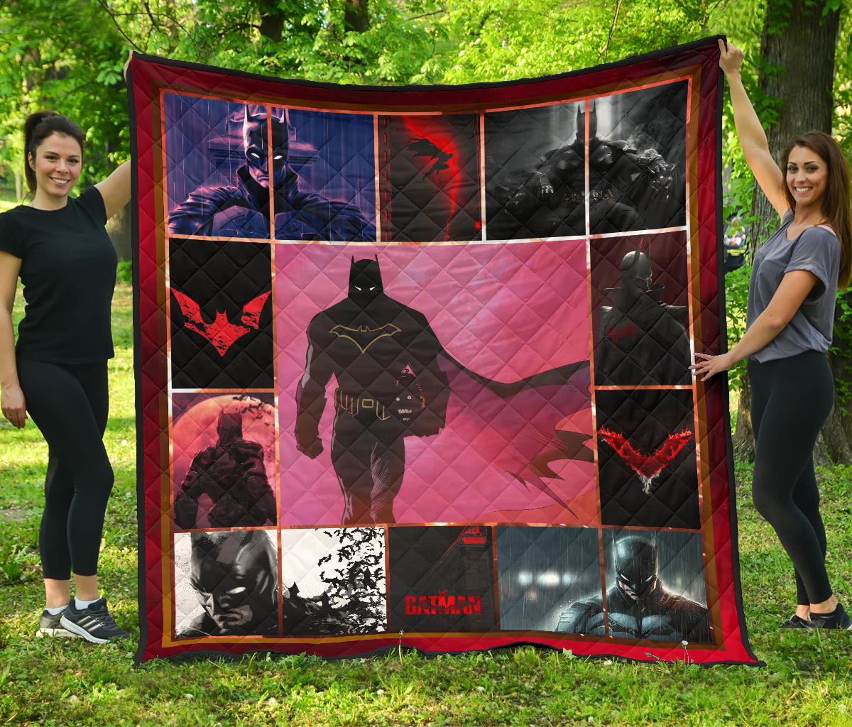 The Bat Man Dark Knight Premium Quilt Blanket Movie Home Decor Custom For Fans Nt031401