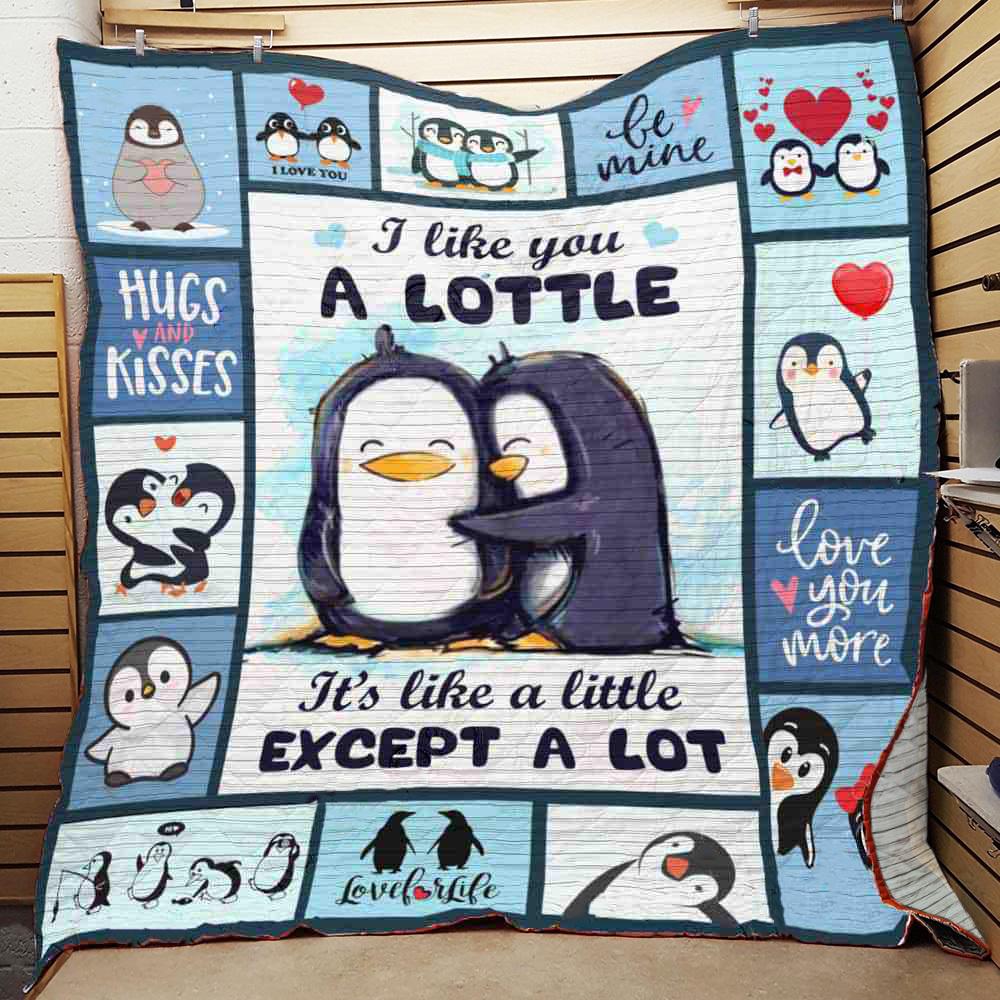 Mp0310 – Penguin – I Love You A Lotte – Quilt