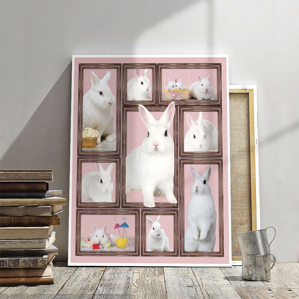 White Rabbit Canvas