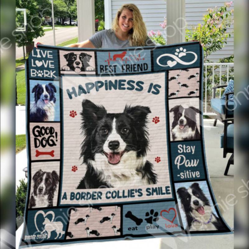 Border Collie Dog Blanket DCB3001 73O51