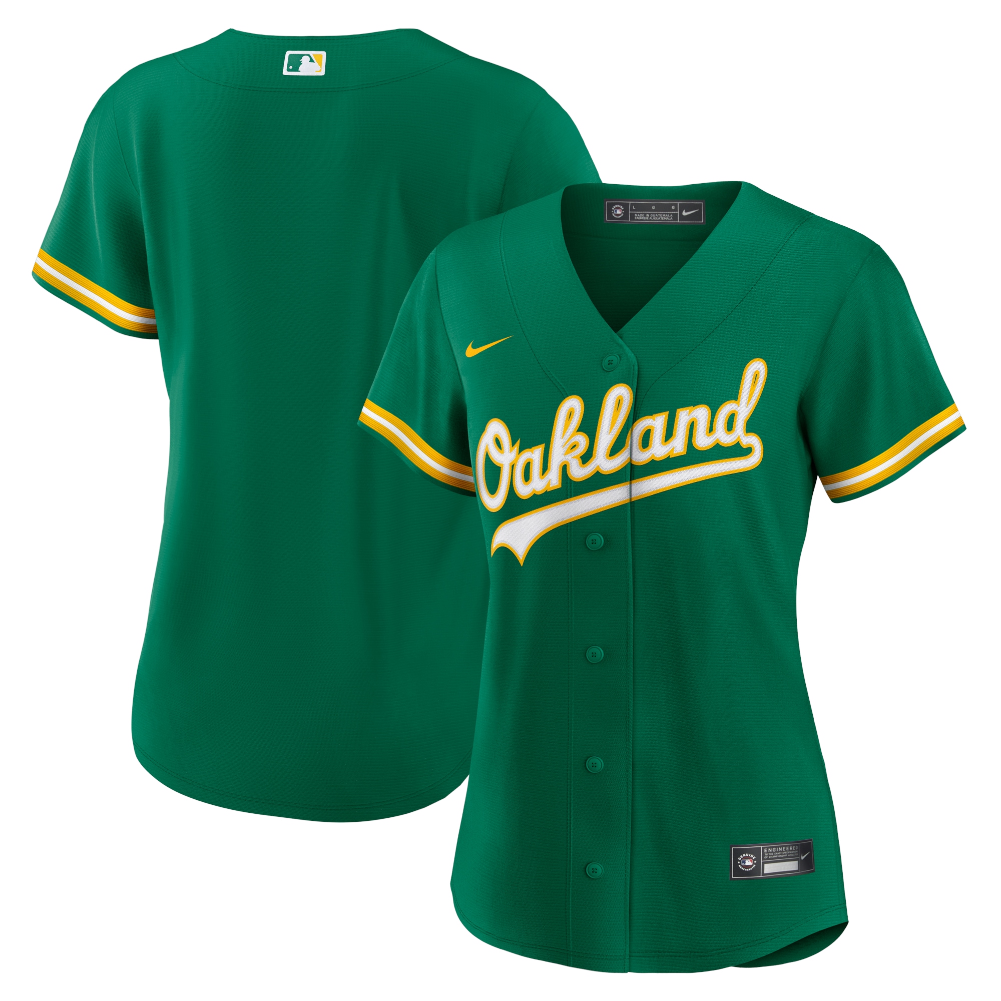 Oakland Athletics Women's Alternate Replica Team Jersey – Kelly Green