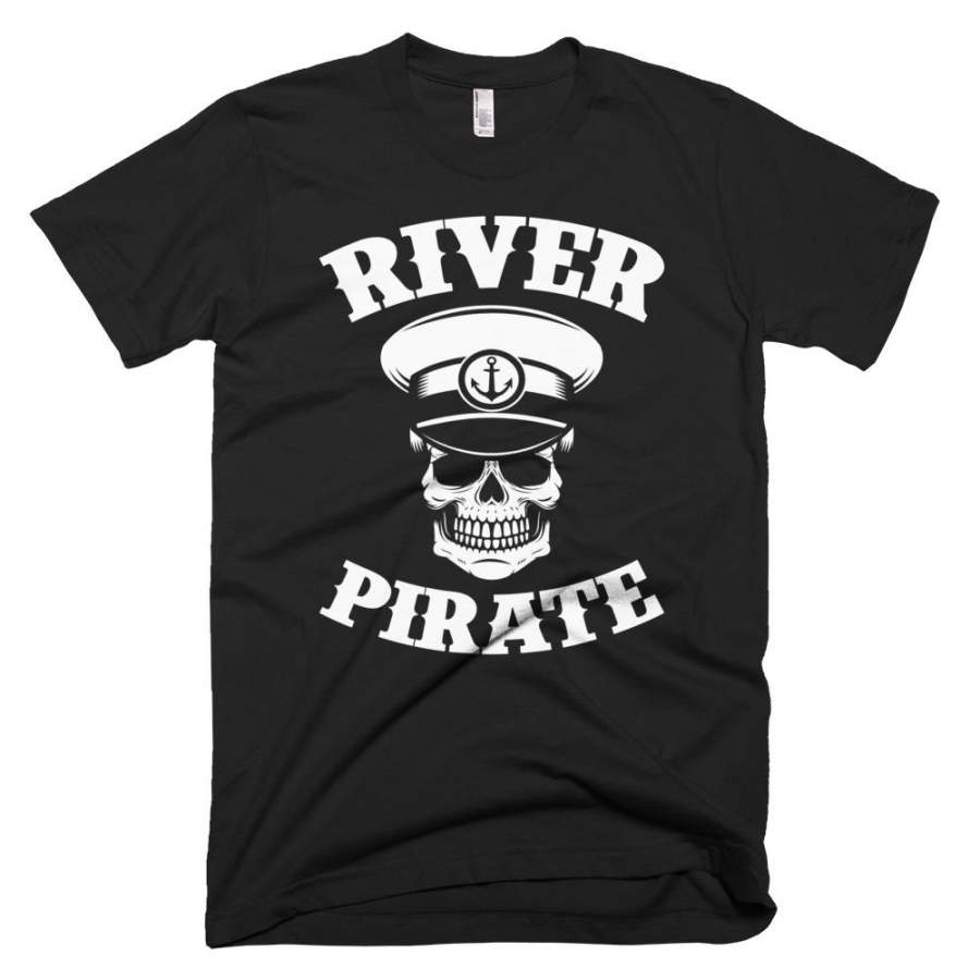 Vintage River Pirate Halloween T-Shirt