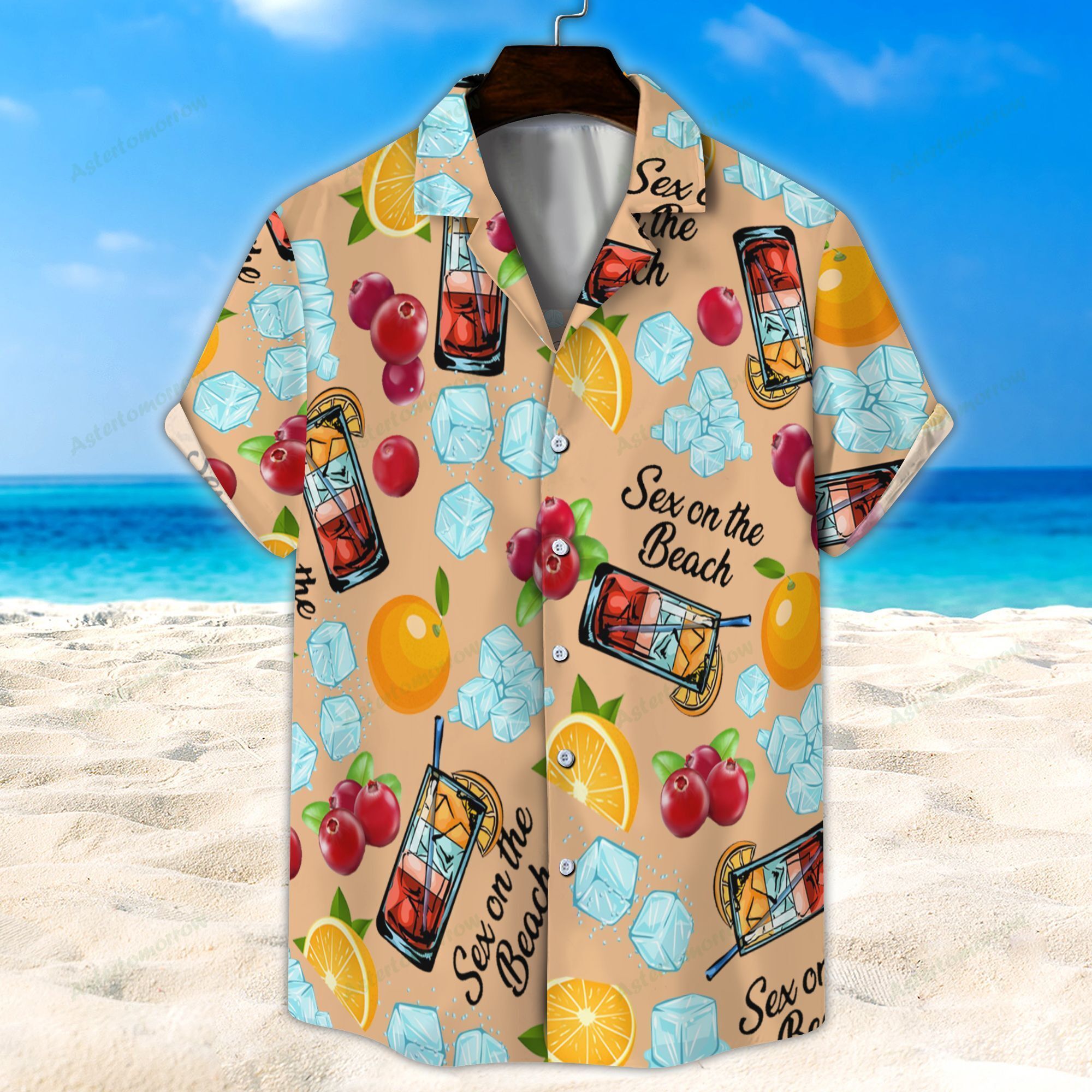 Sex On The Beach Unisex Hawaiian Shirt Cocktail Hawaiian Ha14025