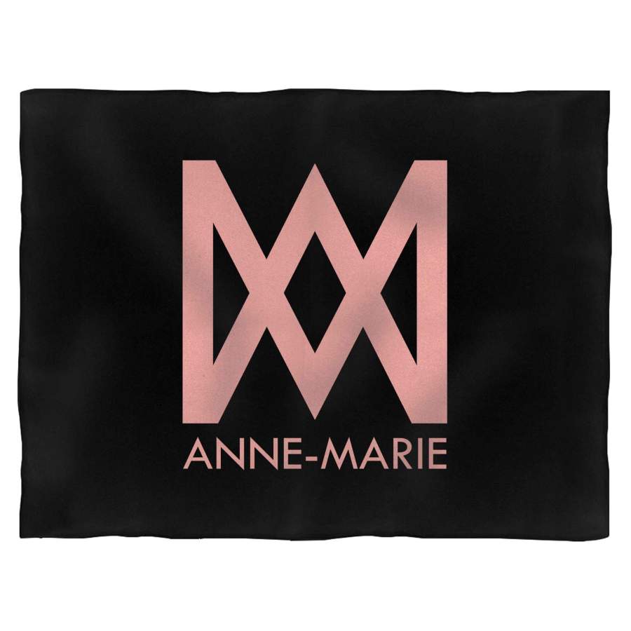 Anne Marie Logo Text Blanket