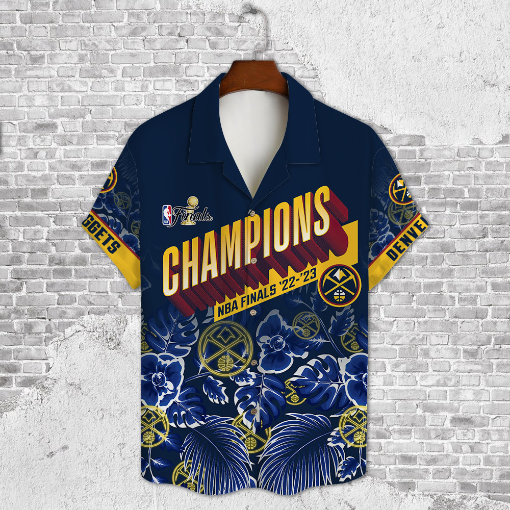 Denver Nuggets Champions 3D Hawaiian Shirt