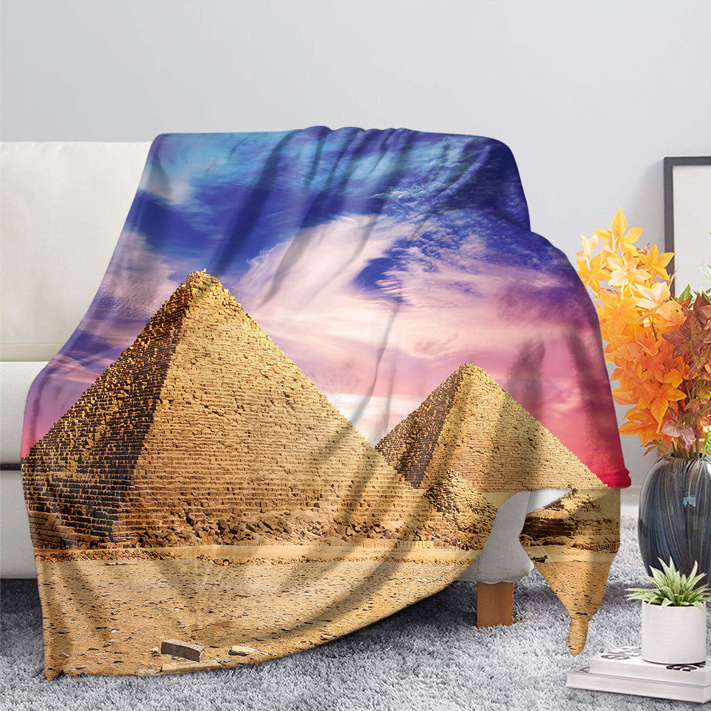 Purple Cloud Pyramid Print Blanket – Justbeperfect Shop