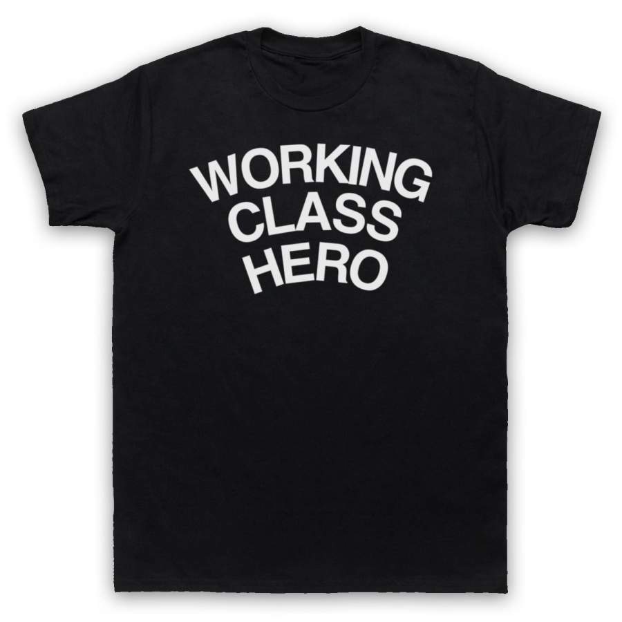 Working Class Hero John Lennon T-shirt Mens Ladies Men Cotton T-shirt Printed T Shirt Top Tee Animal