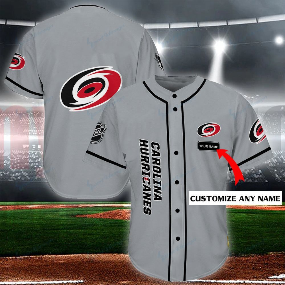 Carolina Hurricanes Personalized Baseball Jersey Shirt 126