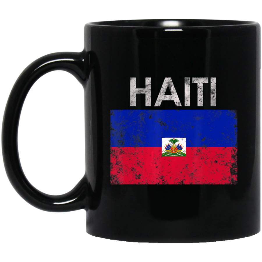 Vintage Haiti Haitian Flag Pride _2597 Coffee Mug