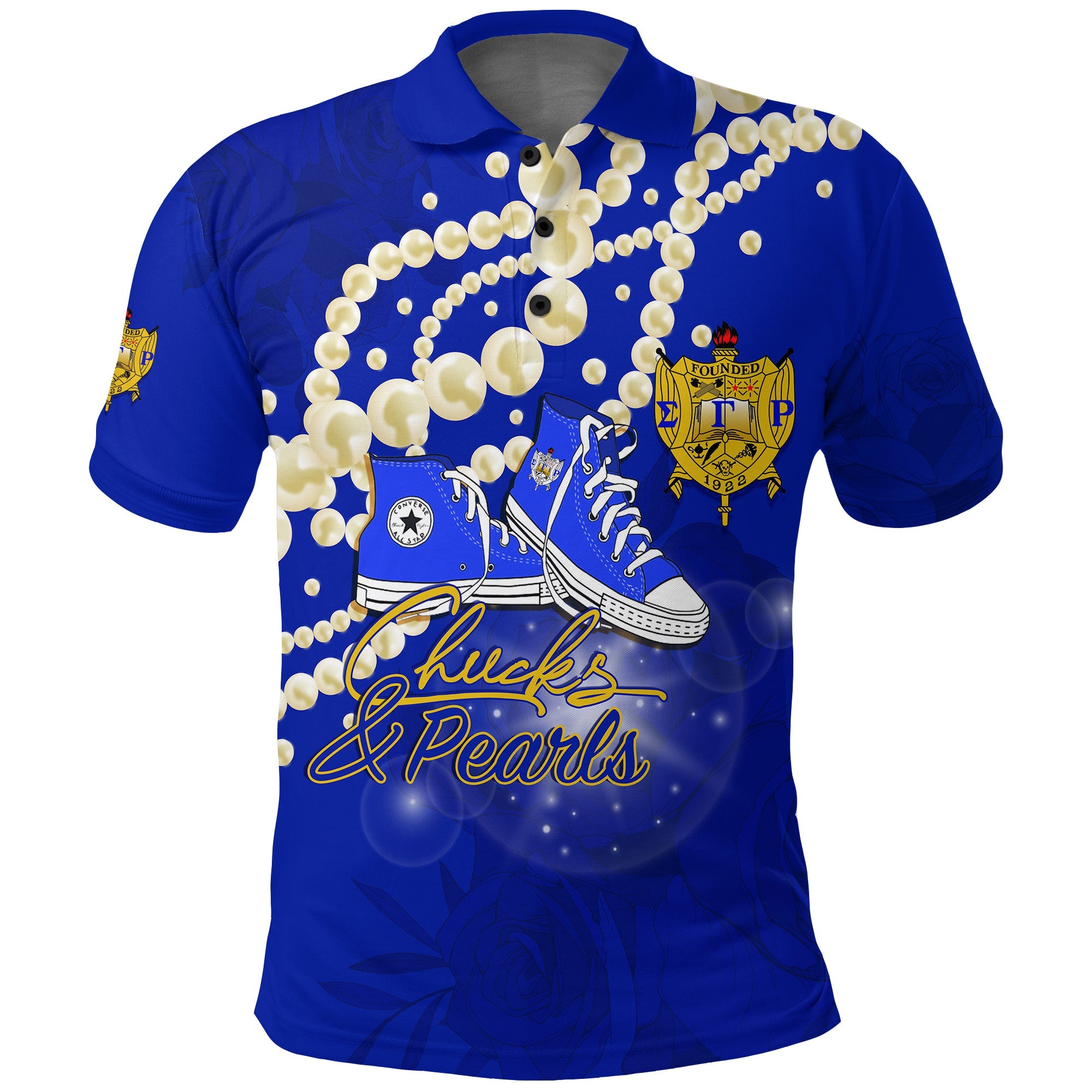 Sigma Gamma Rho Polo Shirt Chucks And Pearls Change The World  Lt7