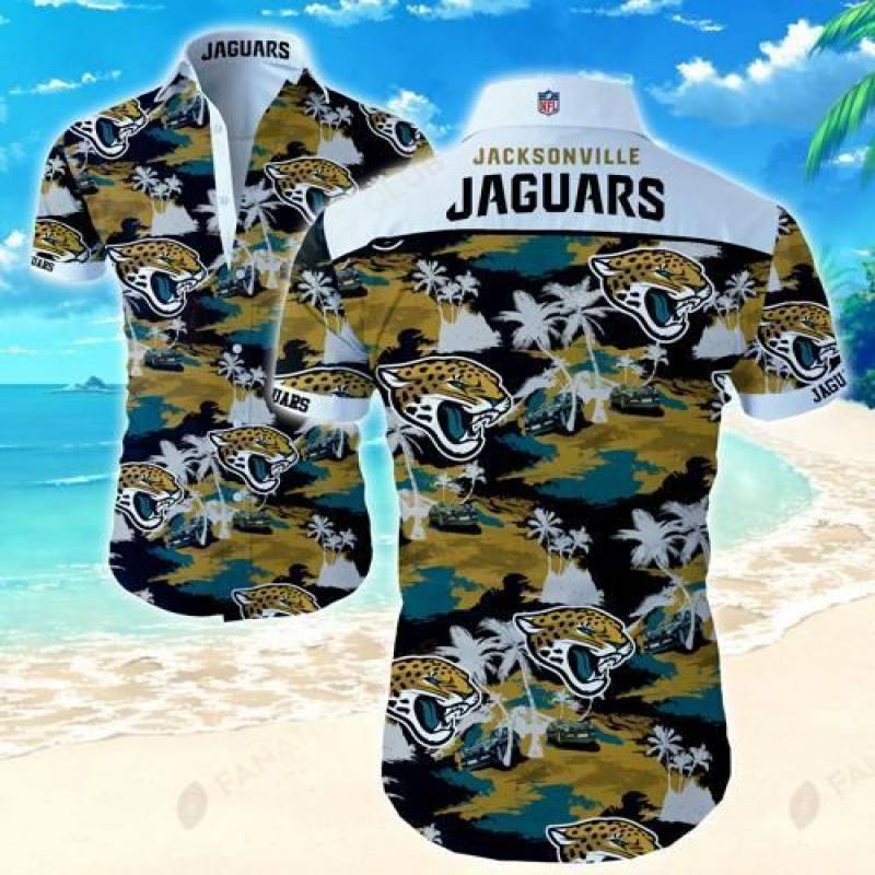 Jacksonville JaguarsCoconut Tree Hawaii Fit Body Shirt