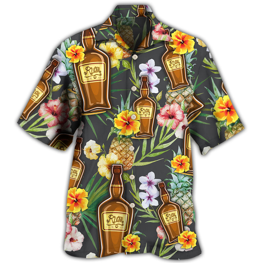 Wine Rum Drinking Tropical Art Hawaii Shirt Ha58524