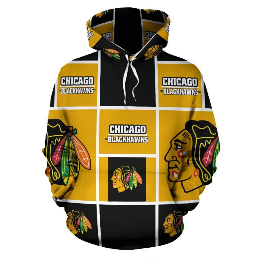 Chicago Blackhawks Hoodies All Over Print