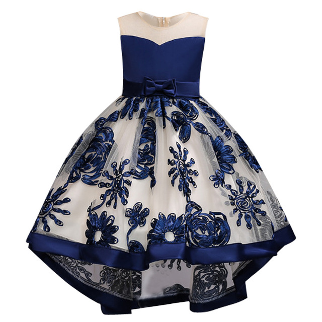 Vestidos Infantil Toddler Girls Dress 2019 Summer Children Elegant Princess Dress Kids Dresses For Girls Birthday Party Dresses alx