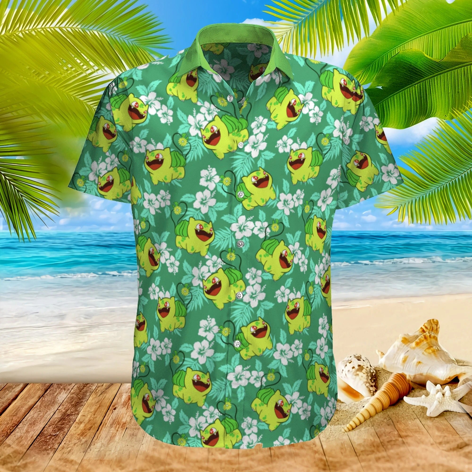 Bulbasaur Pokemon Hawaii Shirt Hawaii For Women Men Hawaii Custom Ha87903