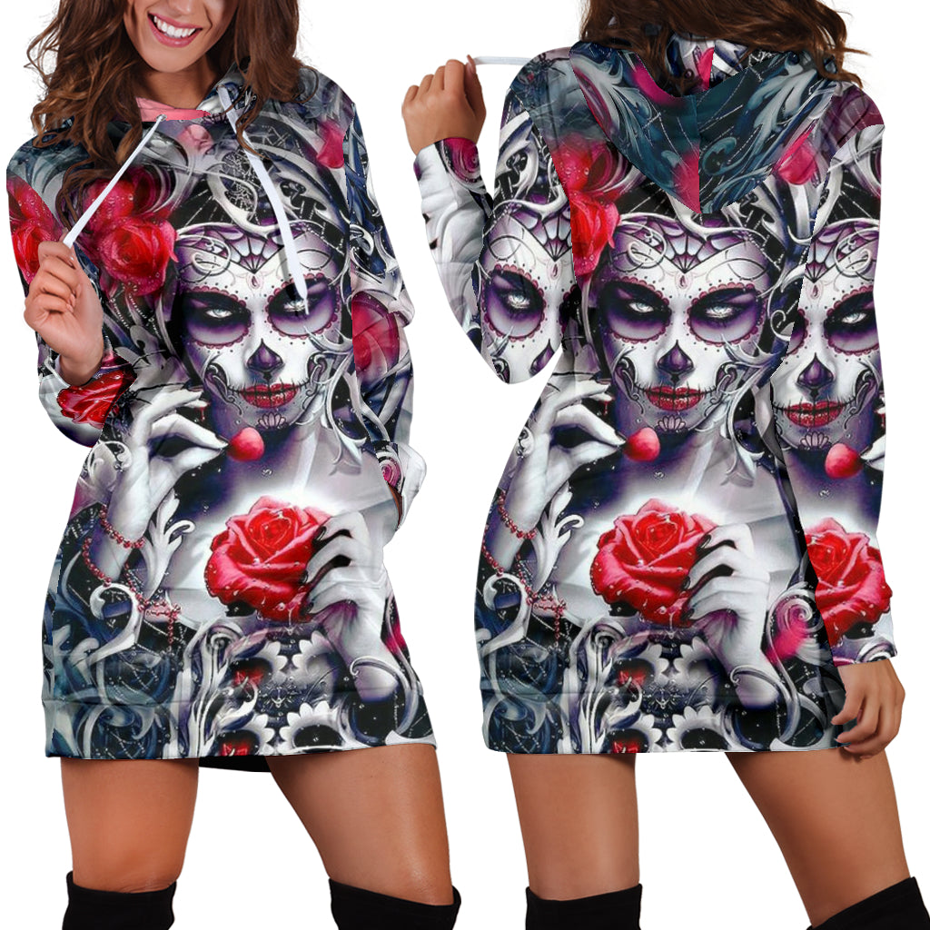 Skull Hoodie Dress